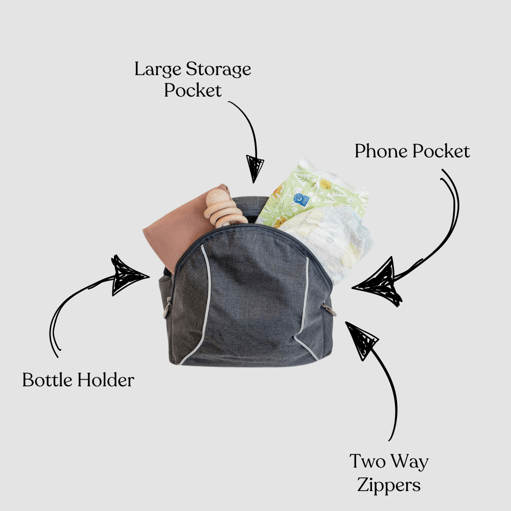 CarryMate Hip Carrier storage pockets